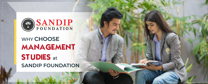 MBA students at Sandip Foundation Nashik campus