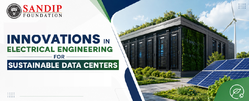 Sustainable data centre powered by renewable energy and electrical engineering