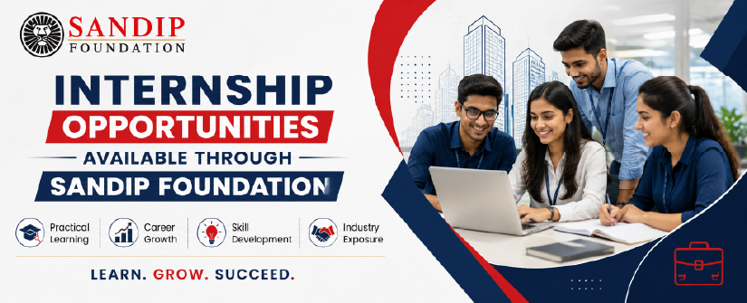 Internship opportunities for engineering students at Sandip Foundation