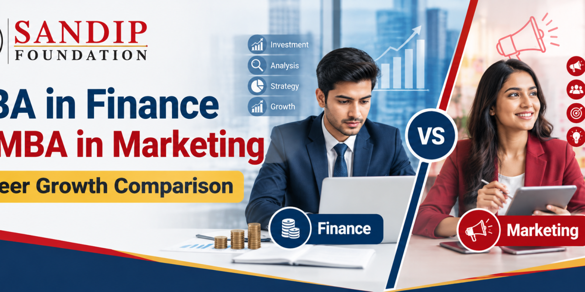 MBA in Finance vs MBA in Marketing career growth comparison