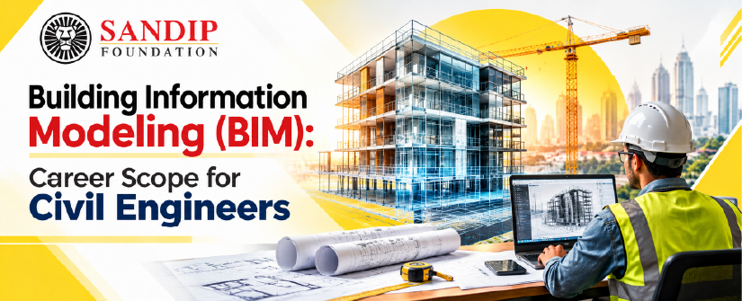 Civil engineer reviewing a 3D Building Information Modelling model